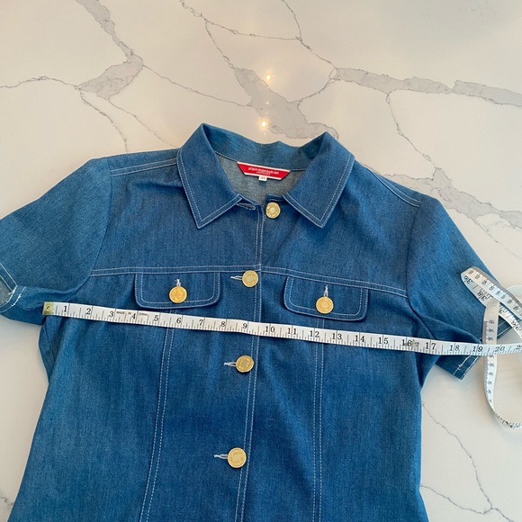 Alain Manoukian 100% cotton denim shirt size 40/M - Picture 11 of 12